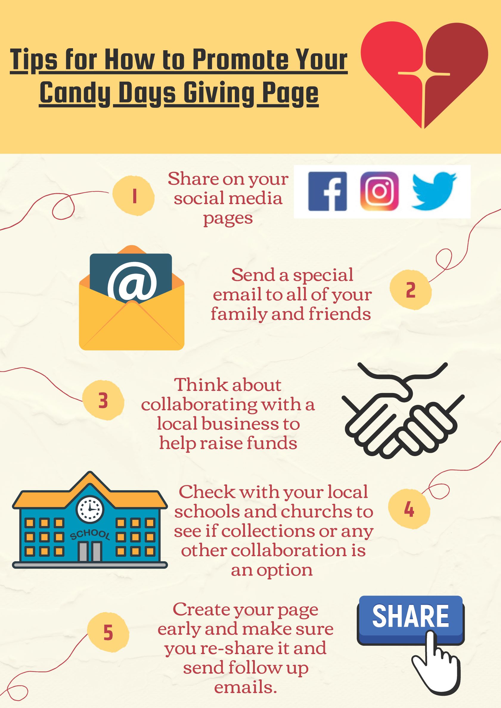 Tips to Promote Your Candy Days Page S